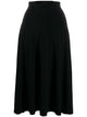 Norma Kamali Flared Jersey Skirt