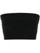 Norma Kamali Strapless Cropped Top