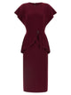 Norma Kamali Peplum Dress
