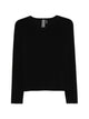 Norma Kamali Black Polyester-Elastane Top