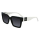 Karl Lagerfeld Black & White Acetate Sunglasses