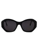 Karl Lagerfeld Black Acetate Sunglasses