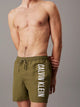 Calvin Klein Green Polyester Swim Shorts