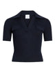 Patou Embroidered Knitted Cotton Polo Shirt