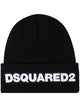 Dsquared2 Black Knit Cotton Hat