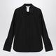 Max Mara  Black Cotton Shirt With Logo