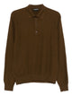 Tom Ford Bronze Olive Pique Polo Sweater