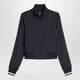 Adidas X Wales Bonner Black Zipup Sweatshirt In Plain Knit