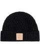 Loewe Ribbed Logo-Patch Beanie Hat