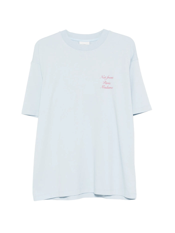 Drôle De Monsieur T-Shirt Slogan Calligraphy