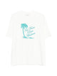Drôle De Monsieur Slogan Palmiers T-Shirt