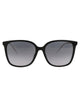 Kenzo Shiny Black Acetate Sunglasses