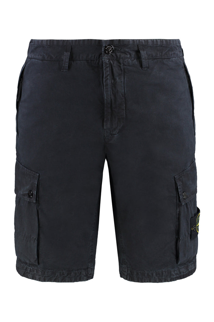 Stone Island Cotton Bermuda Shorts