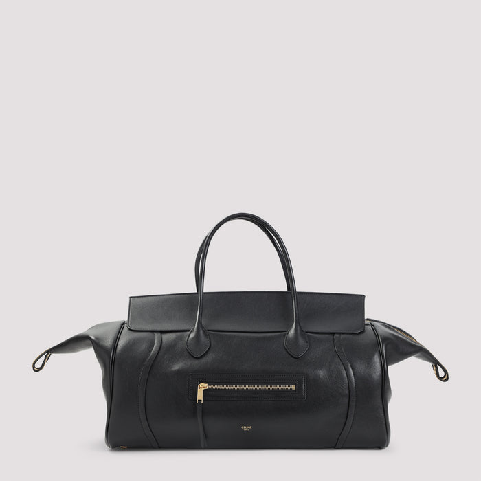 Celine Black Large New Luggage Lamb Leather Handbag