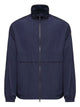 Moncler Blue Zip Fastening Elasticated Jacket