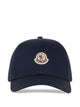 Moncler Cotton Gabardine Baseball Cap
