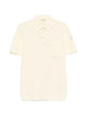 Moncler Pastel Yellow Cotton Ss Polo