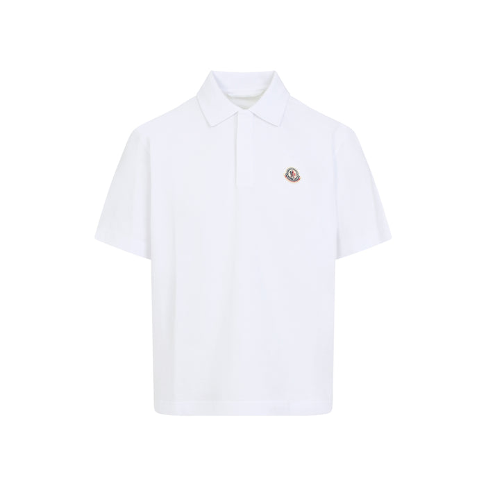 Moncler White Regular Fit Cotton T-Shirt