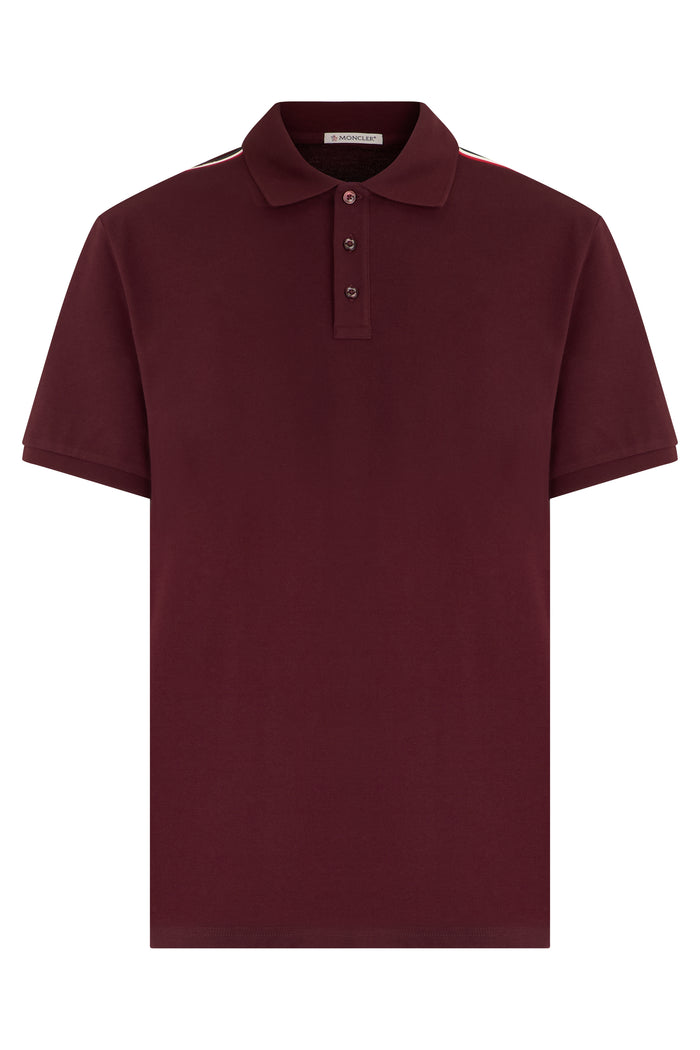 Moncler Cotton Polo With Short Sleeves