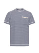 Moncler Dark Blue Cotton Ss T-Shirt