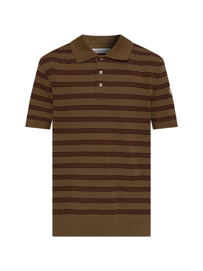 Moncler Striped Polo Shirt