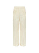 Moncler Natural Cotton Viscose Trousers