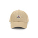 Moncler Light Beige Cotton Baseball Cap