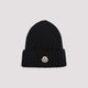 Moncler Black Virgin Wool Hat