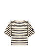 Moncler Striped Logo-Print T-Shirt