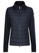 Moncler Navy Sport Jacket Combi Knit