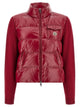 Moncler Plum Virgin Wool Cardigan