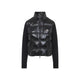 Moncler Padded Zip-Up Wool Cardigan