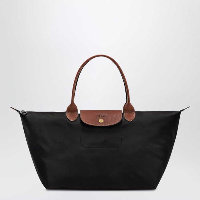 Longchamp Black L Le Pliage Original Handbag