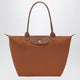 Longchamp Cognac Le Pliage Original L Bag