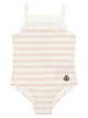 Moncler Enfant Striped One-Piece Swimsuit