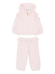 Moncler Kids Cotton Set With Ruffled Hem