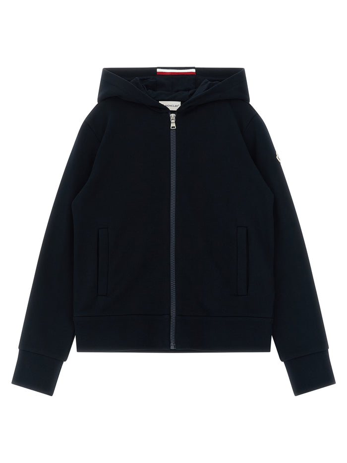 Moncler Enfant Logo Patch Hoodie