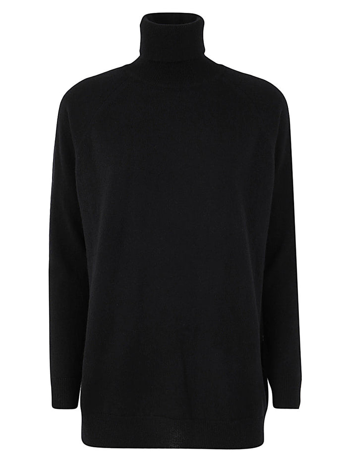 Drumohr Oversized Turtle Neck Side Splits Detail