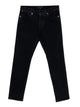 Stone Island Black Cotton-Blend Jeans