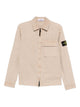 Stone Island Beige Cotton Shirt