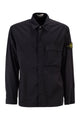 Stone Island Comfort Fit Overshirt With Press Studs