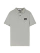 Stone Island Desert Logo Patch Button Polo