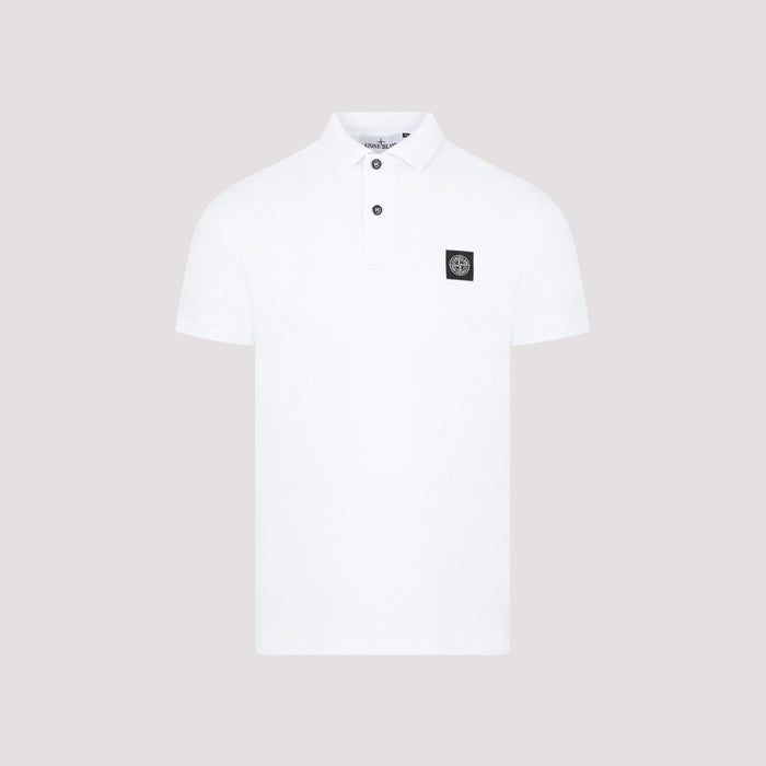 Stone Island Regular Fit Short-Sleeved Polo Shirt With Compass Patch
