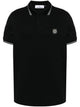 Stone Island Slim Fit Short Sleeve Polo Shirt With Compass Patch