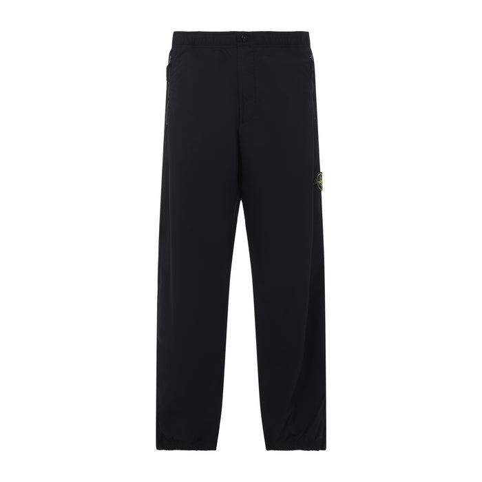 Stone Island Black Polyamide Pants