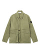 Stone Island Waxed Pigment Cotton Tela Coach Jacket
