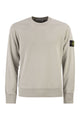 Stone Island Regular Fit Crew Neck Sweatshirt With Raglan Sleeves