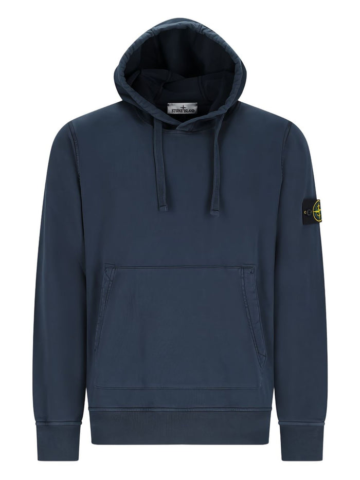Stone Island Regular Fit Sweatshirt With Hood And Kangaroo Pocket