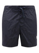 Stone Island Military Green Drawstring Nylon Shorts