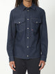 Moncler Dark Blue Denim Shirt